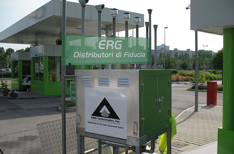 ERG Petroli S.p.A - Green Gas Station, in Bologna, Italy